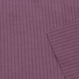 Dusty Pink Poly Rayon Spandex 4x2 Rib Knit Fabric