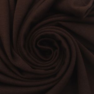 Chocolate B Rayon Modal Spandex Jersey Stretch Knit Fabric by the Yard
