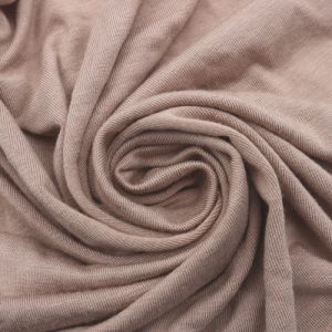 Warm Tan Rayon Modal Spandex Jersey Stretch Knit Fabric by the Yard