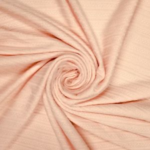 Blush Rayon Spandex Pontelle Rib Knit Fabric