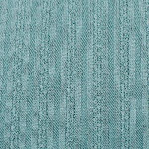 Seafoam Pale Rayon Spandex Pointelle Rib Knit Fabric by the Yard