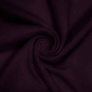 Plum Solid ITY Heavy Stretch Moss Crepe Fabric-215GSM