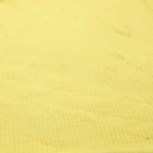Bright Yellow Poly Cotton Spandex  4x2 Rib Knit Fabric