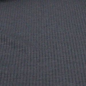 Denim Poly Cotton Spandex  4x2 Rib Knit Fabric