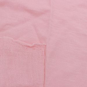 Dusty Pink 100% Cotton Slub French Terry Fabric by the Yard