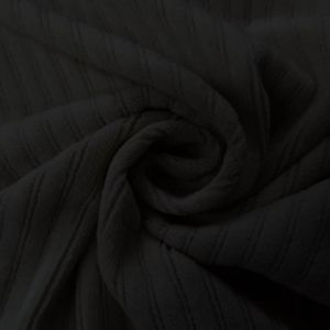 Black Corduroy Fabric