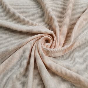 Blush 2x1 Heavy-Weight Rib Sand Wash Knit Fabric