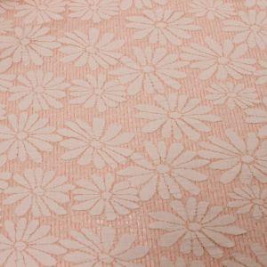 Blush B Floral Pattern Stretch Jacquard Knit Fabric by the BOLT - (GET 45 YARDS for ONLY $1/Yard)