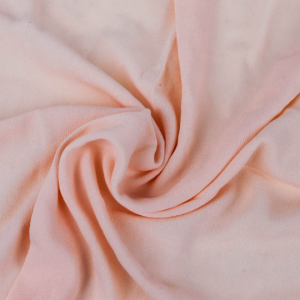 Blush Solid Rayon Crepe Fabric