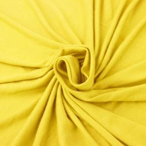 Bright Yellow Heavyweight Rayon Jersey Spandex Knit Fabric 