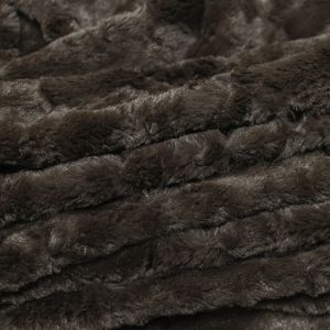 Brown Cuddle Faux Fur Fabric