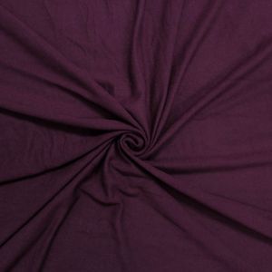 Burgundy-DK Light-weight Rayon Spandex Jersey Knit Fabric - 160 GSM
