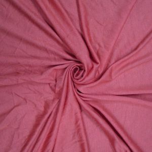 Coral Dark Chambray Light-weight Rayon Spandex Jersey Knit Fabric - 160 GSM