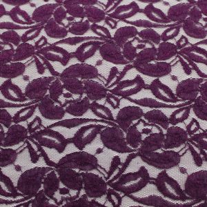 Dark Magenta Pink 60" Foggy Foil Print on 234 Lace Fabric by the BOLT - (GET 45 YARDS for ONLY $1/Yard)