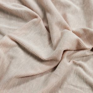 Dusty Pink 2x1 Heavy-Weight Rib Sand Wash Knit Fabric