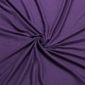Eggplant Poly Rayon Spandex Stretch Jersey Knit Fabric -160 GSM