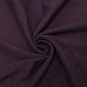 Eggplant Stretch Pique Knit Fabric