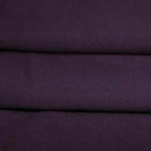 Eggplant Stretch Pique Knit Fabric