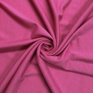 Fuchsia B Solid Poly Rayon Spandex 160 GSM Light-Weight Stretch Jersey Knit Fabric