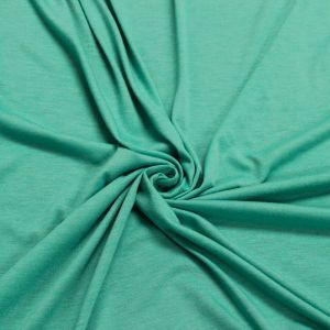 Green Topaz Solid Poly Rayon Spandex 160 GSM Light-Weight Stretch Jersey Knit Fabric