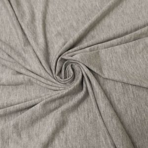 Heather Gray Rayon Spandex Jersey Knit Fabric