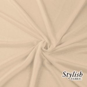 Ivory D 100% Rayon Jersey Fabric