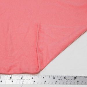 Pink Mamly Cotton Spandex Jersey Knit Fabric Combed 10oz