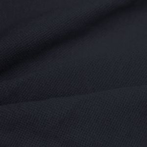Navy Stretch Pique Knit Fabric