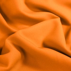Orange 60'' Heavyweight Poly Gabardine Fabric - 200 GSM
