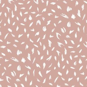 Misty Rose Off White Animal Skin Pattern Printed Stretch Satin Fabric