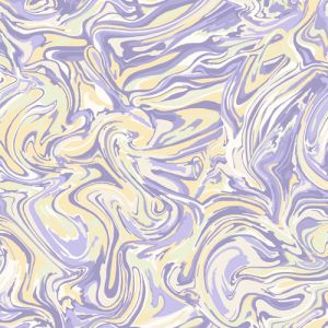 Lavender Mint Texture Design Printed 100% Poly Stretch Satin Fabric