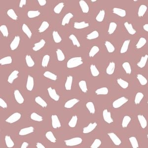 Deep Blush Off White Animal Pattern Printed Double-Sided Brushed DTY Stretch Fabric