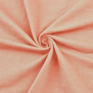 Peach Papaya Cotton Spandex Jersey Knit Fabric Combed 10oz