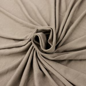 Dark Stone Rayon Spandex Jersey Knit Fabric