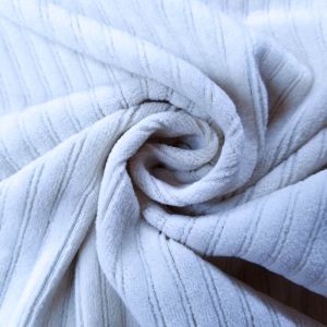 White Corduroy Fabric