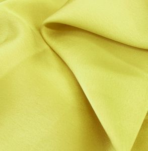 Yellow-C Crepe Back Satin Mechanical Satin Chiffon  Fabric